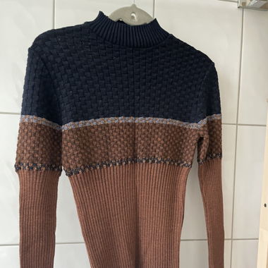 Pullover braun/blau Kookai Gr M neu