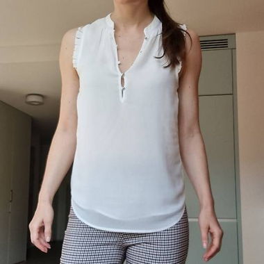 weisse Bluse