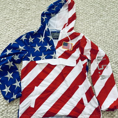 USA Windbreaker Jacket – Size S – Unisex Look