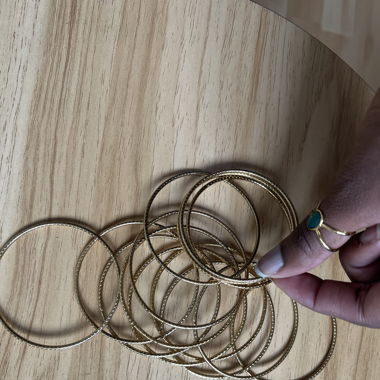 14 bracelets en acier inoxydable 