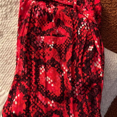 Fabric culotte trousers