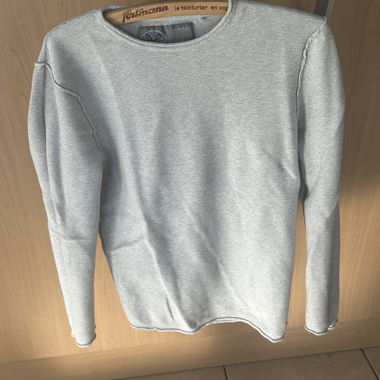 Grauer Tom Tailor Denim-Sweater