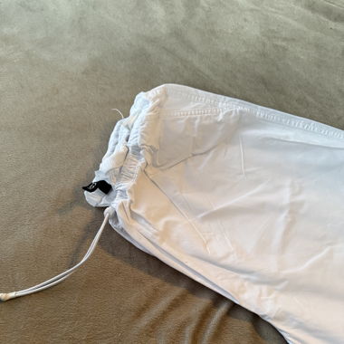 white h&m cargo pants 
