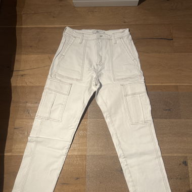 White Cargo Pants