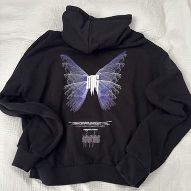 Schwarzer MG Hoodie