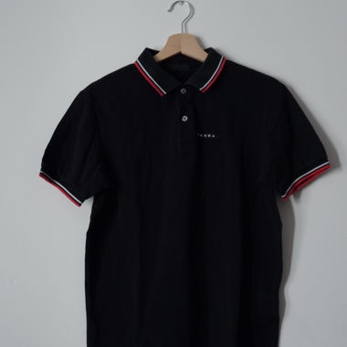 Maglia in stile polo a maniche corte