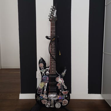 E-Gitarre mit Verstärker
