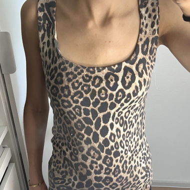 Zara Leopard Print Tank Top