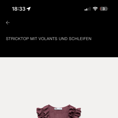Stricktop in Beerenrot