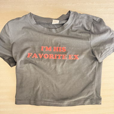 T-shirt court noir