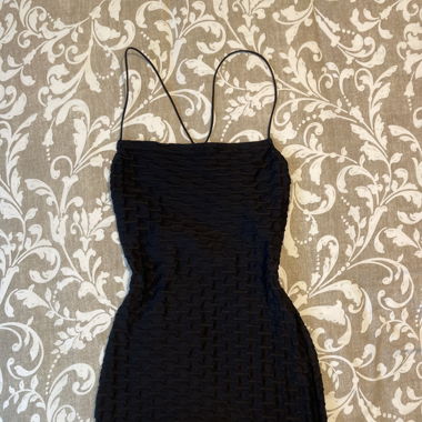 Robe noir BERSHKA 