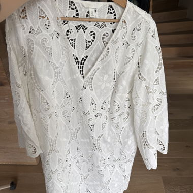 White Lace H&M Beach Dress