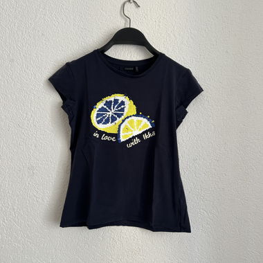 T-shirt IKKS noir fille