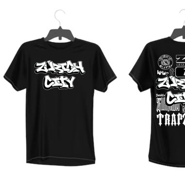 Zurich City Graffiti Tshirt- Streetwear 