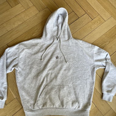 Grey hoodie with star