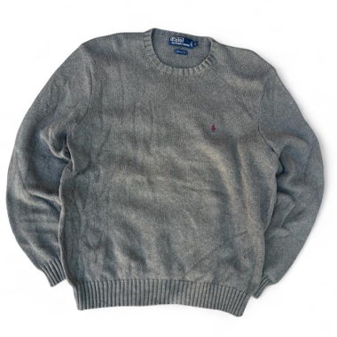 Maglione in maglia Ralph Lauren girocollo oliva