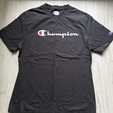 T-shirt Champion, taille L, gris - Indispensable de l'été !
