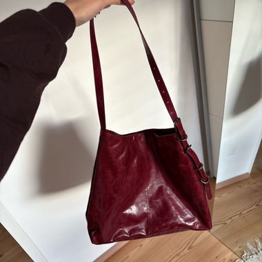 Borsa a tracolla bordeaux Pull&Bear