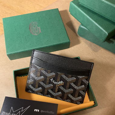 Goyard Wallet / Card Holder Black