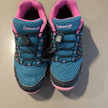 Scarpe da trekking bambino Landrover verde/rosa