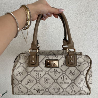 Vintage Giulia Pieralli beige Handtasche