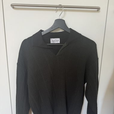 Schwarzer Vintage Pullover