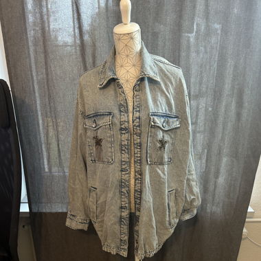 Oversize jeans jacket