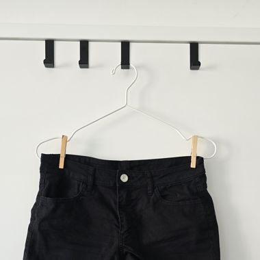 Schwarze Hotpants 