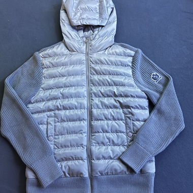 Grey La Santino cardigan with hood