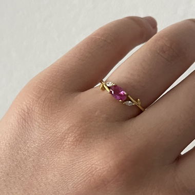 Handmade 18k plated Ring