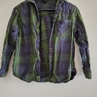Chemise en flanelle à carreaux