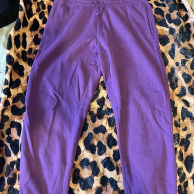 Purple joggers