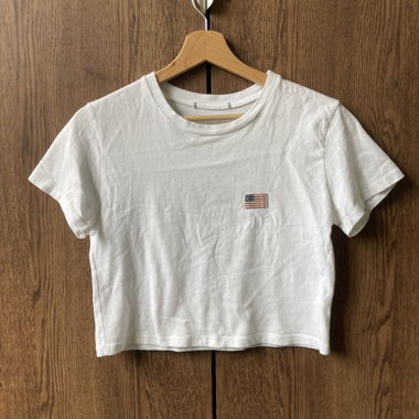 Crop top with Flag-Patch