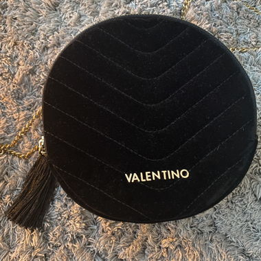 Valentino Velvet Bag in Black