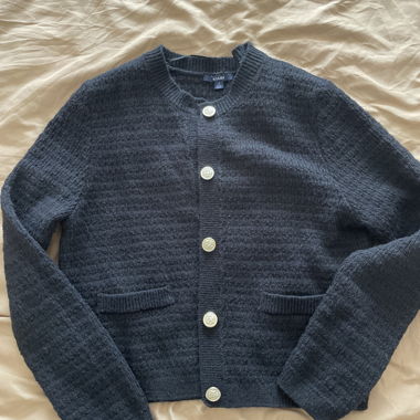 Schwarze Strickcardigan von Kiabi