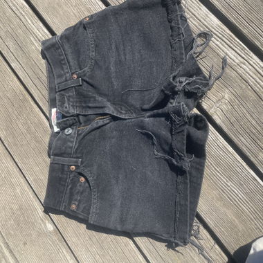 Levi's Black Denim Shorts