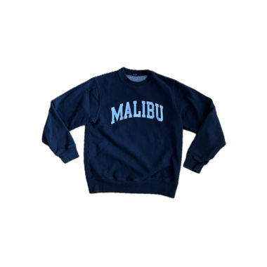Brandy Melville Navy Malibu crewneck sweatshirt