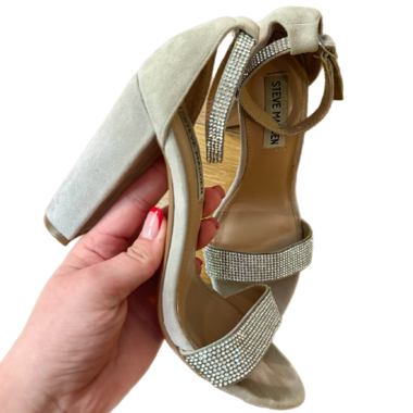 Sandali con tacco Steve Madden in camoscio