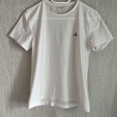 Adidas Sportshirt weiss, Grösse M