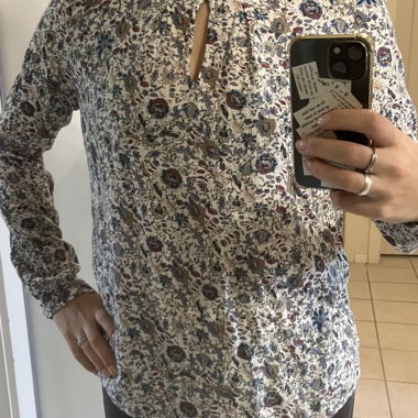 Blusa Esprit floreale maniche lunghe