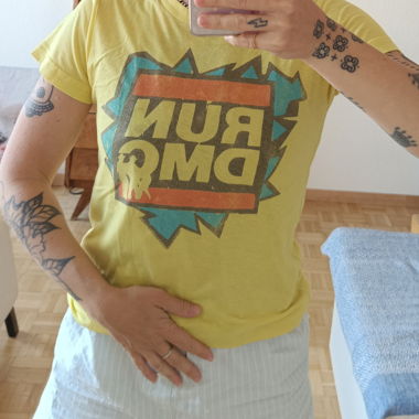 Yellow Run DMC T-shirt