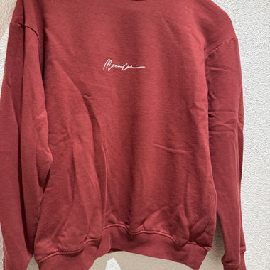 Red mennace sweatshirt size xs