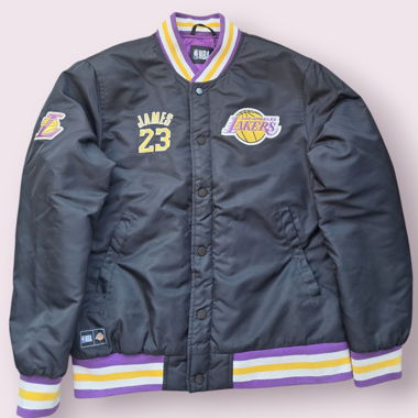 Mitchell & Ness Bomber Jacket - LA Lakers (M)