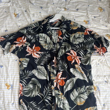 Hawaii-Hemd mit Blumenprint