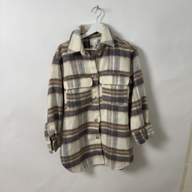 Veste surchemise à carreaux XS