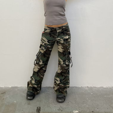 Vintage Camouflage-Cargohose