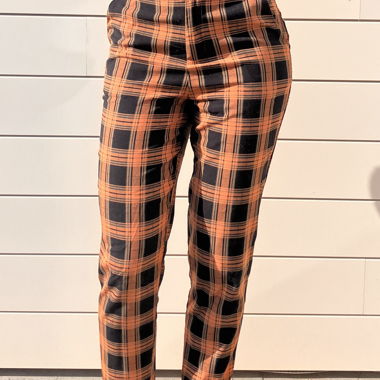 Pantalon à carreaux