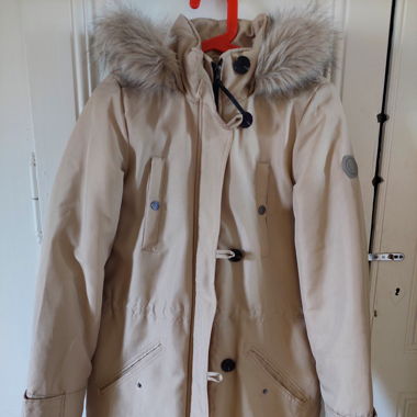 vero moda beige coat, size S