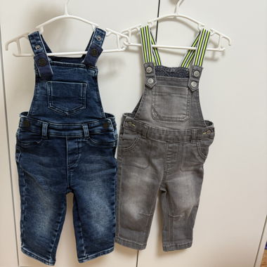 Kids' Denim Overalls 74 cm