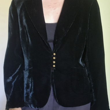 Black Velvet Blazer